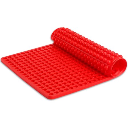 Silikone halvkugleform - hundekiks bageplade, chokolade - 40 x 2