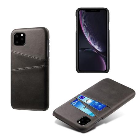 Kortfack Läderfodral iPhone 11 Pro Svart