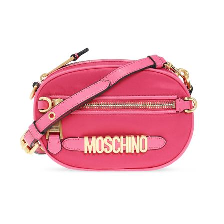 Moschino Shoulder Taske with logo Pink, Dame, Størrelse: ONE Size