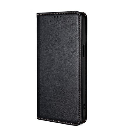 Kotelo Samsung A52 4G/5G/A52S 5G puhelimelle, musta nahka