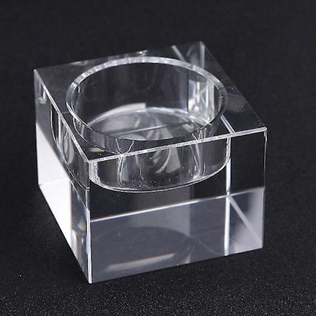 Kristallglas Ljusstake Fyrkantig Massiv Förslag Bröllop Ljusstake Dekoration Kristall Heminredning