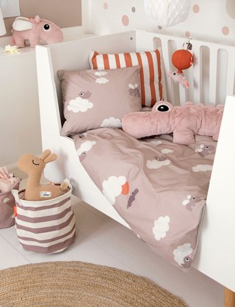 Done by Deer Musical Toy Happy Clouds Croco Powder - Orange - ONE SIZE