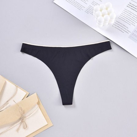 Trusser til kvinder Sexet strømpebånd SORT S