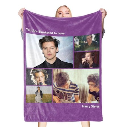 Tæppe Åndbar Lys Farve Klar Trykt Hjem Indretning Polyester Maskinvaskbar BL603I‐5 140x200cm