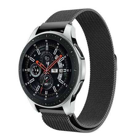 Samsung Galaxy Watch (46mm) lyxigt milanesiskt klockarmband - Svart