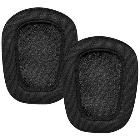 1 par skum øreputer pute lær øreputer for G935 G635 G533 G433 G231 trådløst gaming headset [DB] Black