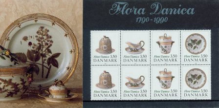 Danmark 1990 - Flora Danica - AFA souvenirmappe A