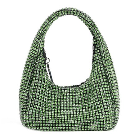 Kvinnor Afton Clutch Handväska Rhinestone Handväska Underarm Väska Bröllop Handväska