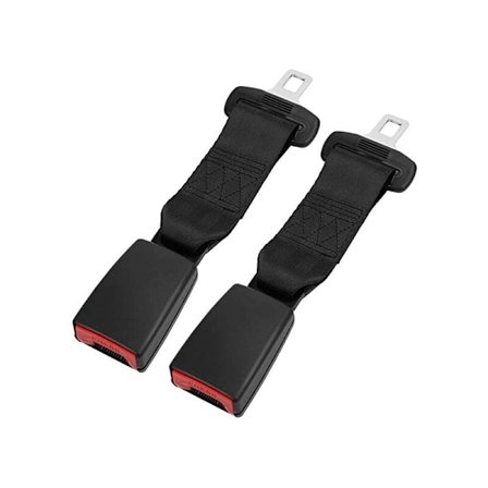 2 st bilbältesförlängare, säkerhetsbältesförlängare (23 cm förlängningsbälte)