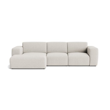 Aurelia chaiselong sofa, venstrevendt - Modesto Creme - 295x160x78 - Sofa, chaiselong