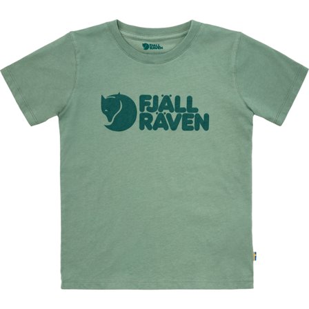 Fjällräven Kids Fjällräven Logo T-Shirt in Patina Green | Size: 158, Organic Cotton