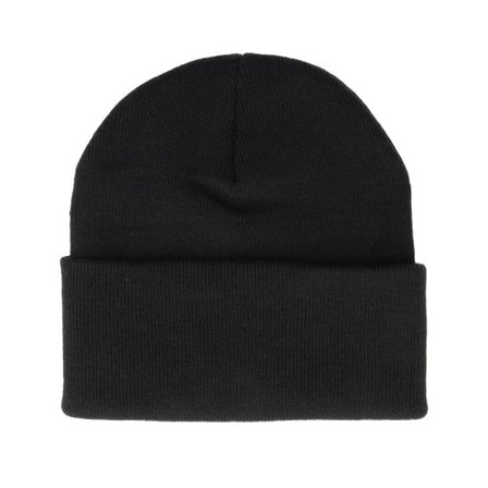 Beechfield - Svart cuff Beanie - Recycled Black Cuff @ Hatstore