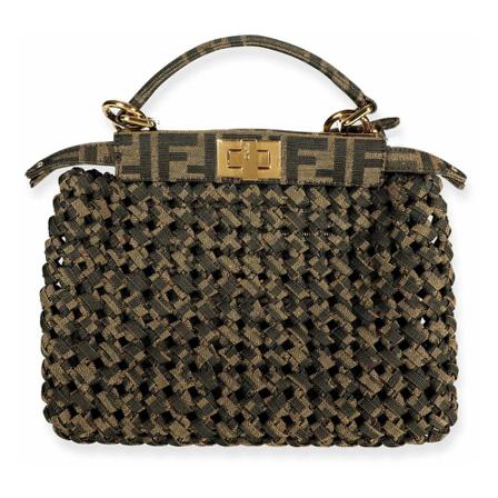 Fendi, Shoulder Bags Brązowy, Kobieta, Rozmiar: ONE Size