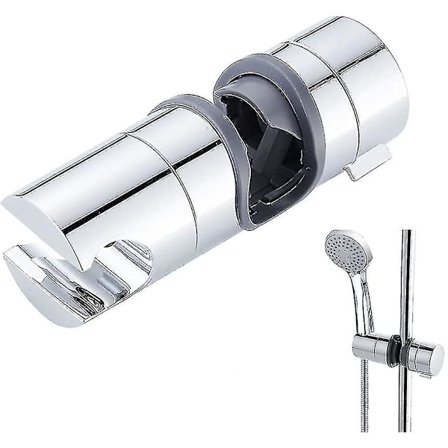 Säädettävät suihkupäänpidikkeet 18-25 mm suihkupäänpidiketeline, ei porausta, ABS