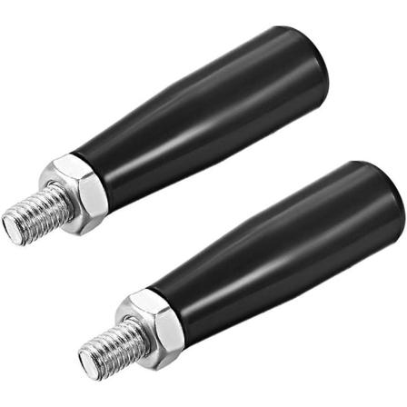 Klämhandtag Skruvknoppar Handtag,M8 x 47mm (DXL) Gängad plast Metall Roterande handtag 2st[C]