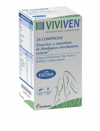 Viviven 28 Compresse - Supporto per la Circolazione Sanguigna
