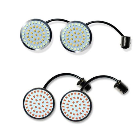 4PCS 1157 Bullet 2 tum Switchback LED Front Vrid Signal Ljus Glödlampor För Harley Davidson