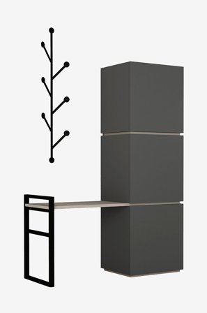 Homitis - Entremøbel Mello - Grå - Entrémøbler - Fra Homeroom