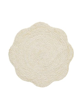 Svanefors Ekdal Dekkebrikke Offwhite-jute Ø38