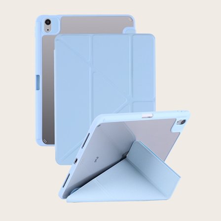Fodral för iPad 10 2022/ 11 A16 Vit Isblå Multi magnetisk Vikning