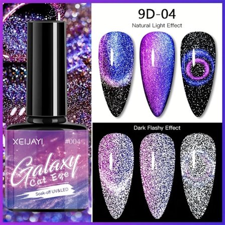 XEIJAYI Rosa Kattöga Gel Nagellack Keramisk Magnetisk Gel UV Semi-permanent Emaljer Lack Nagelmaterial För Professionella Gel