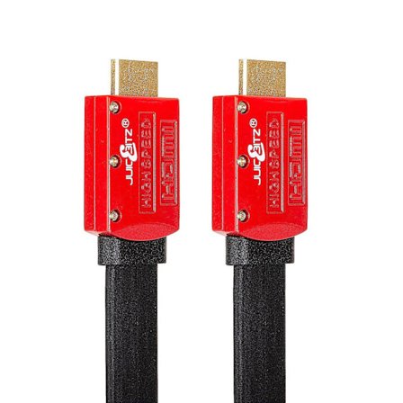 Fladt Hdmi-kabel [8m ledning] lige tv-stik Ultra High-speed 18gbps V2.0 understøtter 4k Hdr 60fps, Uhd 2160p/1080p, Sky Q +hd,