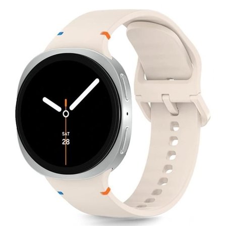 Tech-Protect silikonrem for Samsung Galaxy Watch 40/44/46 mm - Beige