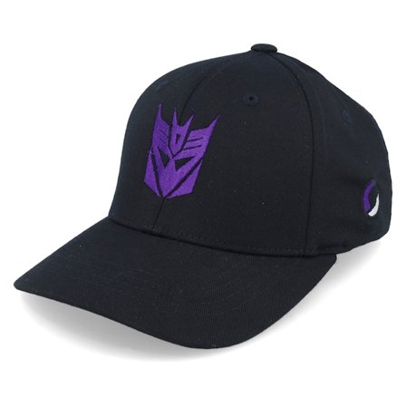 Transformers - Schwarz Flexfit Cap - Kids Decepticons Logo Black Flexfit @ Hatstore