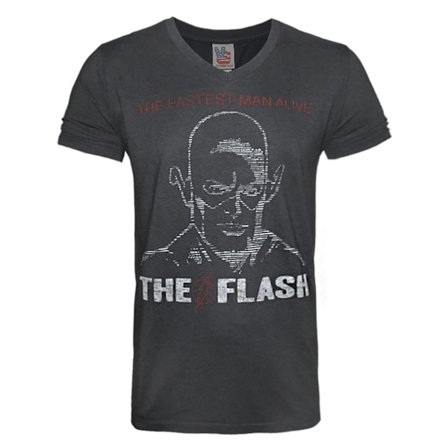Junk Food Mens The Flash T-Shirt M Svart