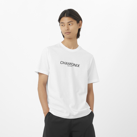 Salomon - Premières couches hauts Vêtements Chamonix City Ss Tee M