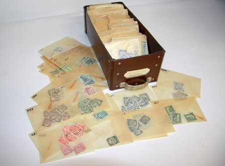 Vesttyskland - Samling i 1 kartotekskasse