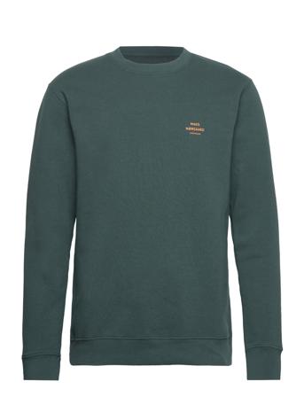 Standard Crew Logo Sweat Sweat-shirt Genser Grønn Mads Nørgaard*Betinget Tilbud