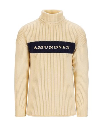 Amundsen Heroes Ski Turtle Neck Mens Natural/Navy