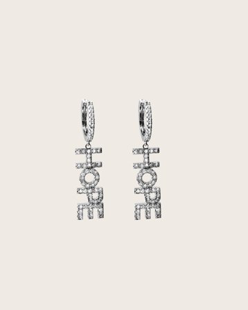 IOAKU STATEMENT HOOP EARRINGS - HOPE Silverfärgad Smycken Tjej - Kids Brand Store