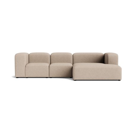 Milo chaiselong sofa, højrevendt | 300cm - Loop Beige - 300x170x72 - Sofa, chaiselong