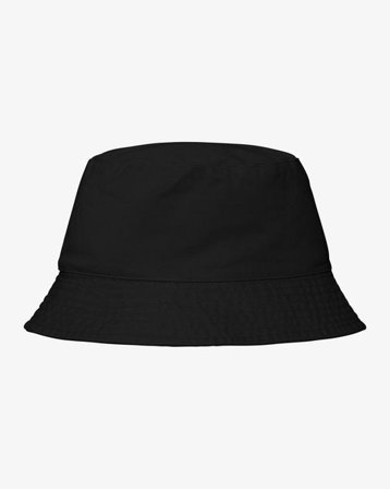Organic Cotton Bucket Hat - Deep Black - Female - L-XL