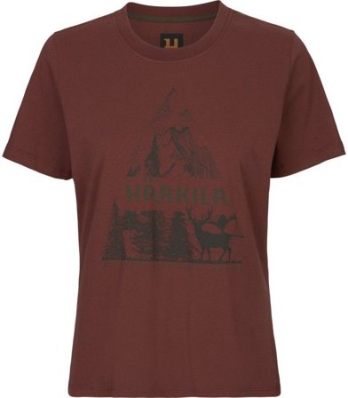 Härkila Nature S S T-Shirt Women Hot Chocolate