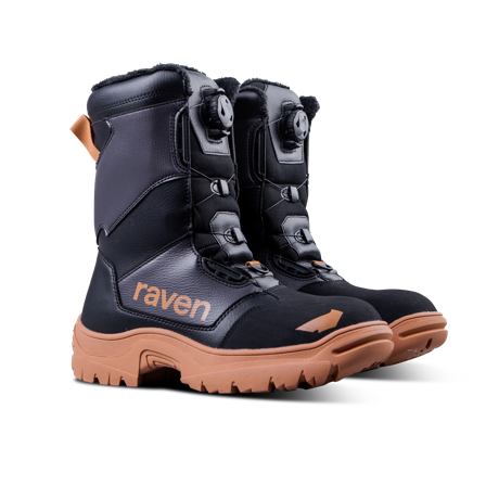 Botas de Moto Nieve Raven Destroyer Carbon/Amber 43
