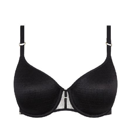 Chantelle Monogram T-shirt Bra Bh Dam Svart E65