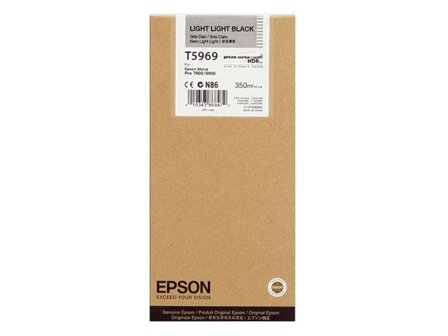 Epson Bläckpatron, T5969, ljus svart, singelförpackning, C13T596900 - Lyreco - Toner och bläck - Bläckpatroner - Bläckpatroner Epson