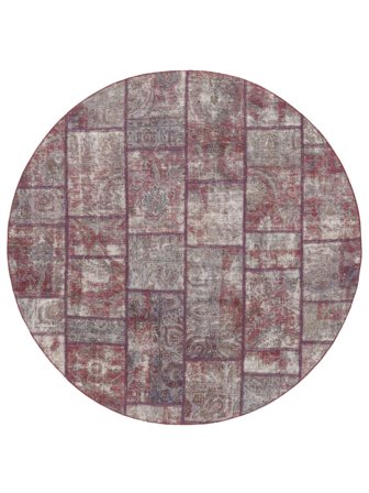 Patchwork Teppich Moderner Rund (Wolle, Persien/Iran)