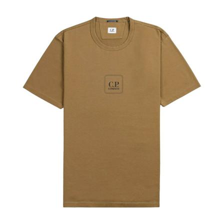 C.p. Company T-Shirts , Bruin , Heren , Maat: L