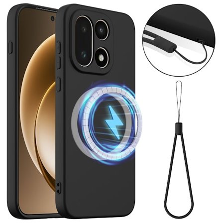 SKALO OnePlus 15 Erittäin ohut silikonikuori - Musta