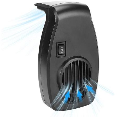 Eksternt akvariekøleventilator Akvarieventilator Akvariekøling To-trins hastighedsregulering Sort europæisk standard 8,8*11,5*17,5cm([HK])