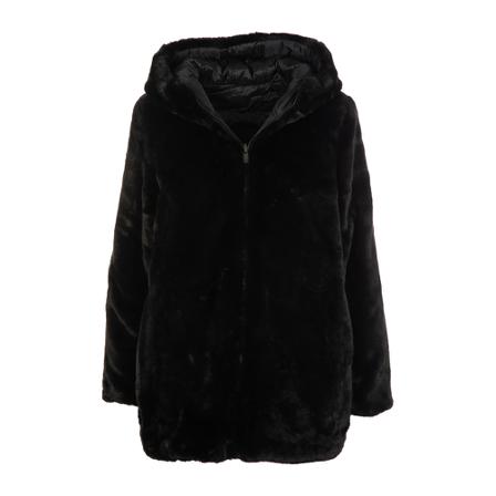 Save The Duck, Hooded Coat Zwart, Dames, Maat:XL
