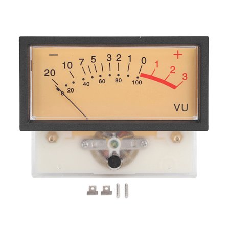 VU Meter 40mA Høy Intern Motstand Nøyaktighet Flat 12V Strømutladningstabell