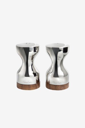 Robert Welch - Salt- & peberbøsser, sæt i 2 dele - Sølvfarvet - Krydderikværne & mortere - Fra Homeroom