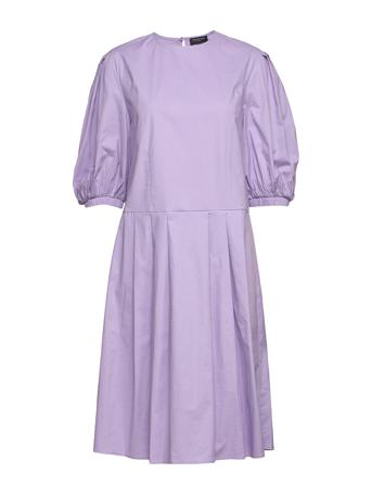 Slfkatja 3/4 Midi Dress Ex Purple Selected Femme