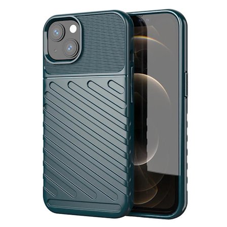 Thunder Case Pansarskal iPhone 13 - Grön