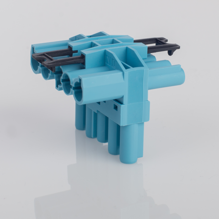 Gycom 128249 Forgreningskontakt 5-polet, 16 A, IP20 2 utganger, 0,14 kWh, Stikkontakter & kabler